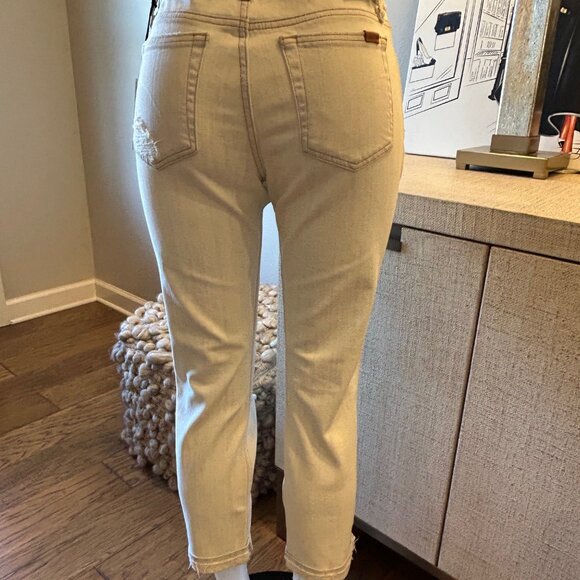 Joe's Jeans Distressed Slim Boyfriend Ankle Jeans - Picture 7 of 8